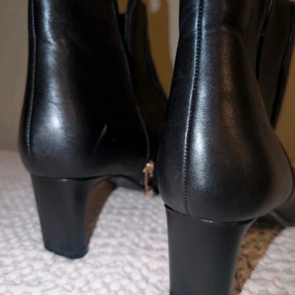 Clarks Black Leather Ankle Boots - Picture 2 of 4